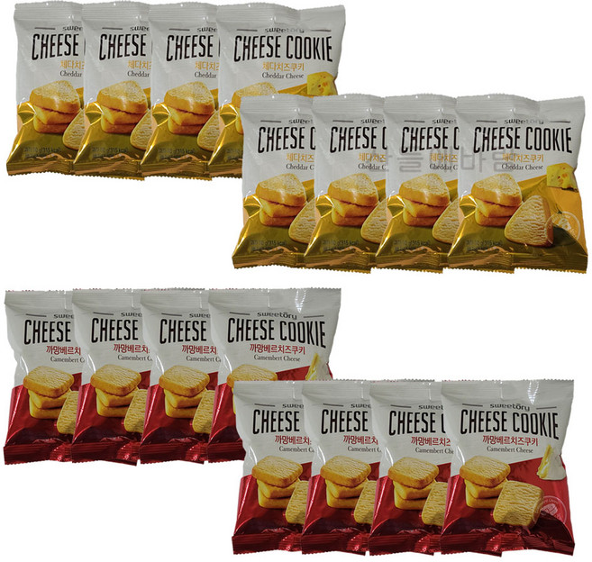 체다 까망베르 치즈쿠키 코스트코 쿠키, 60g, 16개