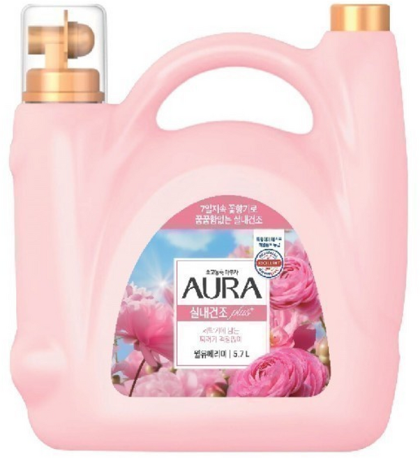 아우라 실내건조 섬유유연제 윌유메리미, 1개, 5.7L