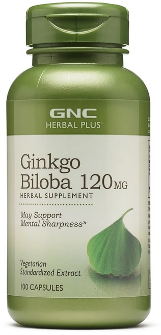 [정품 미국 배송] GNC 징코 빌로바 120mg 100정 (캡슐) Herbal Plus Standardized Ginkgo Biloba 100Vcaps, 1개 - 쿠팡