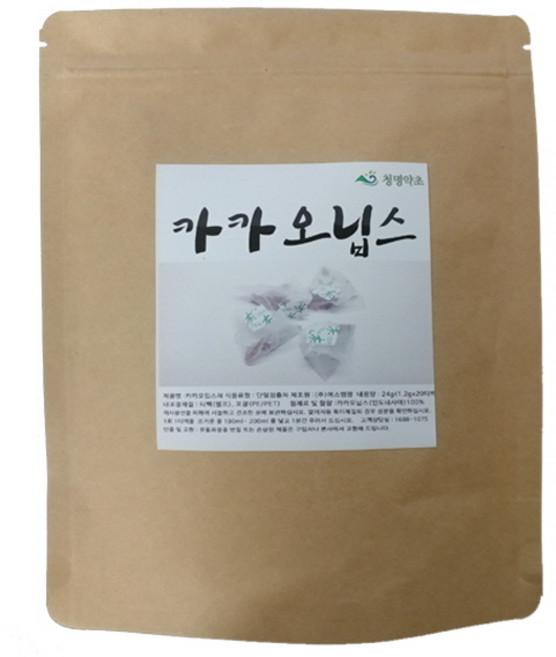 카카오닙스차(20티백)-인도네시아, 24g, 1개
