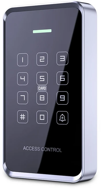 125Khz + RFID NFC 액세스 제어 키패드 1000 사용자 방수 백라이트 터치 잠금 듀얼 주파수 카드 핀, 01 S30DC-RFID