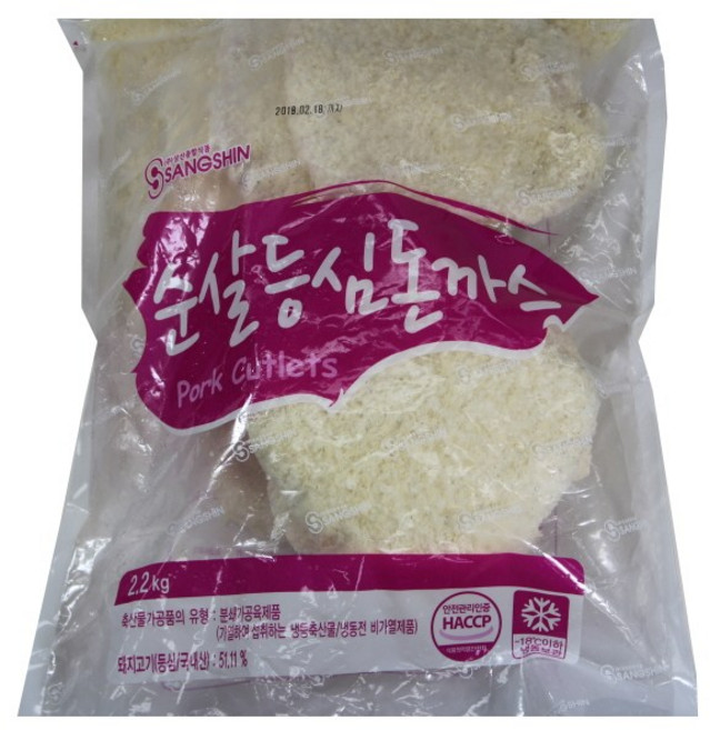 상신 순살등심돈까스 2.2kg, 1개