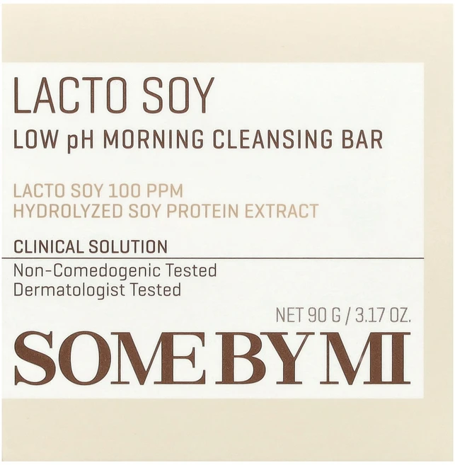 SOME BY MI 락토 대두 약산성 모닝 클렌징 바 90g(3.17oz) MI (썸바이미), 썸바이미 SOME BY MI 락토 대두 약산성 모닝 바 - 쿠팡