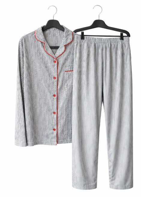 구시브 실내복 파자마 여성 잠옷 세트