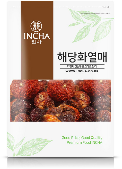 인차 국산 해당화열매 해당화 열매 해당화열매차, 200g, 1개