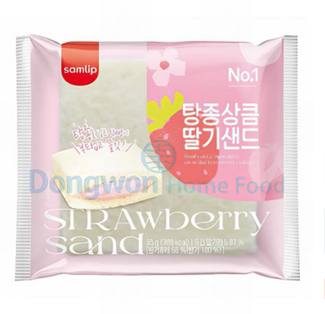 삼립 탕종 상큼 딸기샌드, 95g, 3개