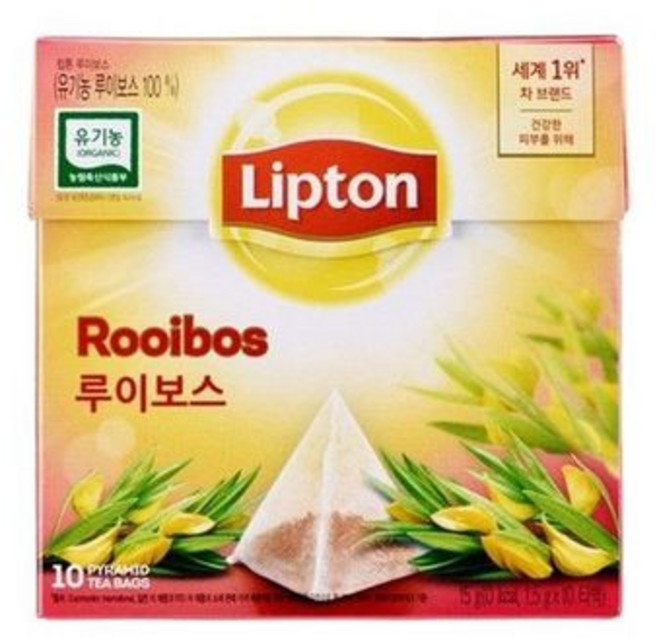 립톤 건강에좋은 대용량 숙면에좋은 허브차 루이보스 티백 10T, 1개