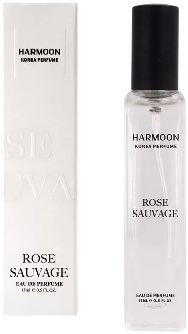HARMOON 玫瑰香水 ROSE SAUVAGE 15ml 韓國品牌, 1個