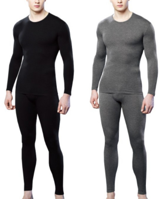 발열내의남자보디히트BYC주황색