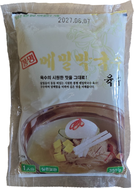 봉평 메밀막국수 육수, 12개, 350g