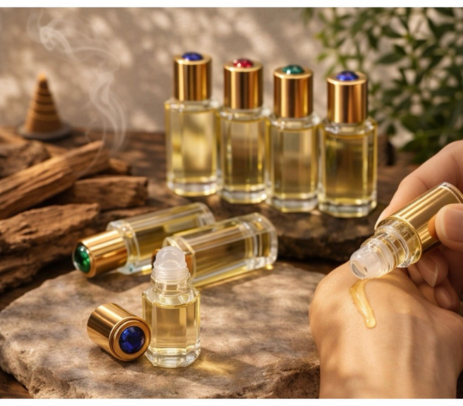 泓潤 東加老山檀香油 6ml 滾珠瓶 自家提煉, 1個