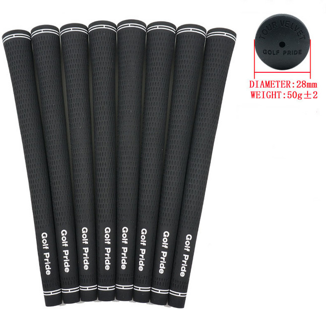 ON-PLAY 12개/50g 골프 프라이드 스텐다드 그립 남성용 아이언그립 미끄럼방지 블랙, 28mm × 블랙 × 12개, 12개