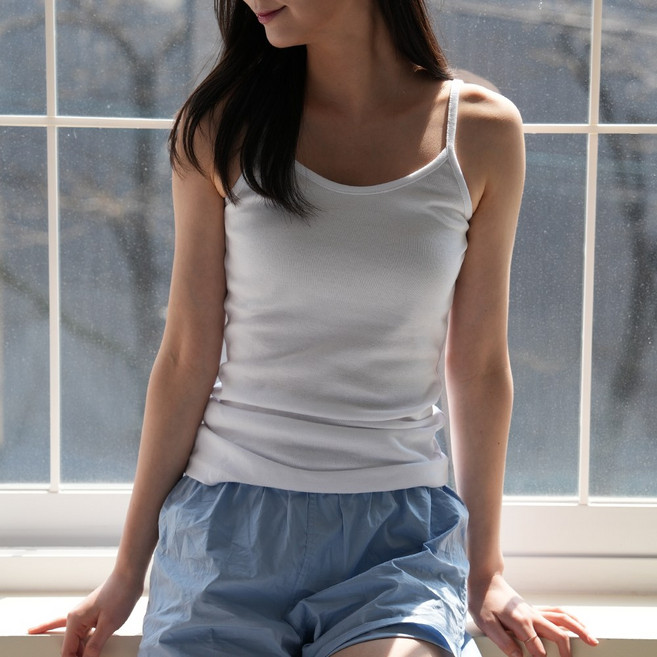 유투 국산 순면 여자 롱나시/끈 나시/골지 나시티