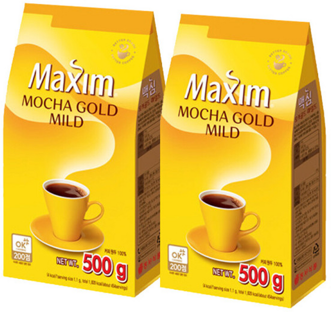 맥심 모카골드 리필 500g x 2개