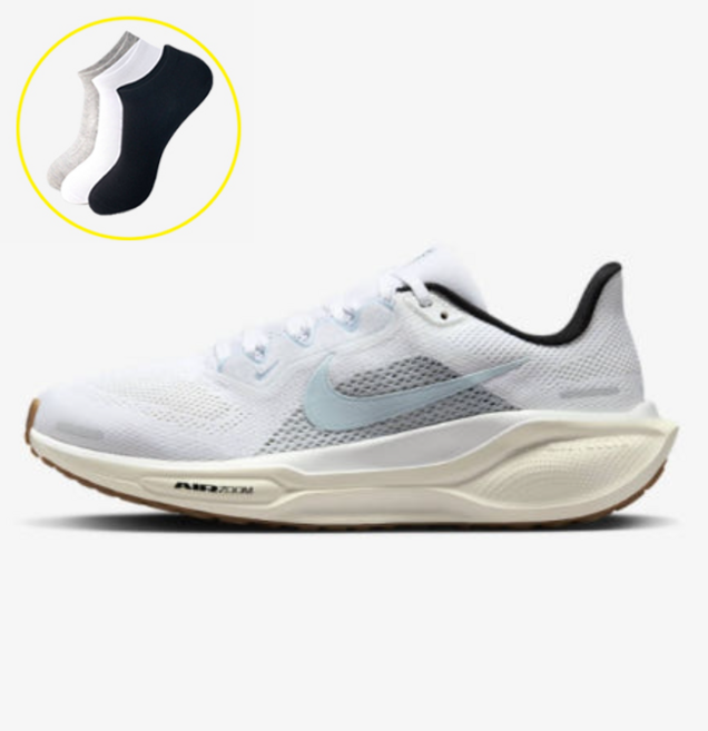 국내매장판 나이키 우먼스 페가수스 41 로드 런닝화 + 데일리 양말 증정