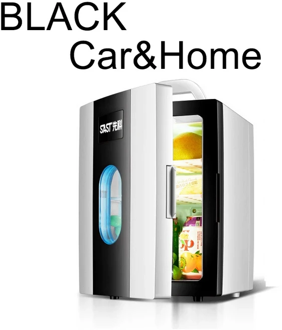 소형 12L 미니 자동차 냉장고 냉장 학생 기숙사 화장품 냉장고 차량용 가정용 겸용, 01 빠른, 01 Black