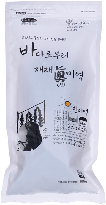 가가호영어조합법인 재래 진미역 100g x 3개