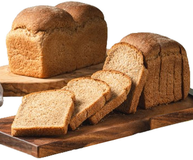 아침에 좋은빵 통밀100% 백프로 통밀빵 통밀식빵 식사빵 저당 저염 비건, 630g, 2개