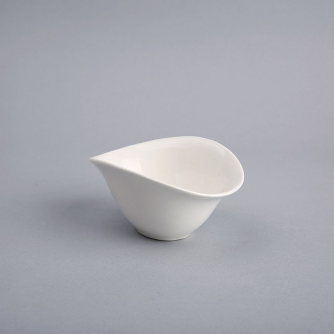 도자기 종지모음 빅사이즈종지 미니소스팟 프림기 밀크팟 업소용, B21_나팔꽃볼, 1size, 1개