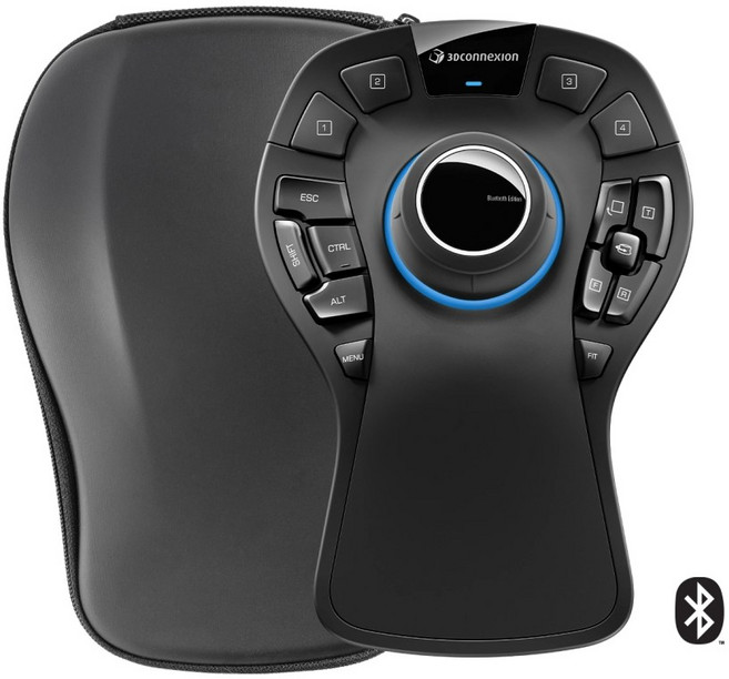 3D connexion SpaceMouse Pro Wireless 무선 3D 작업용 마우스 관부가세포함