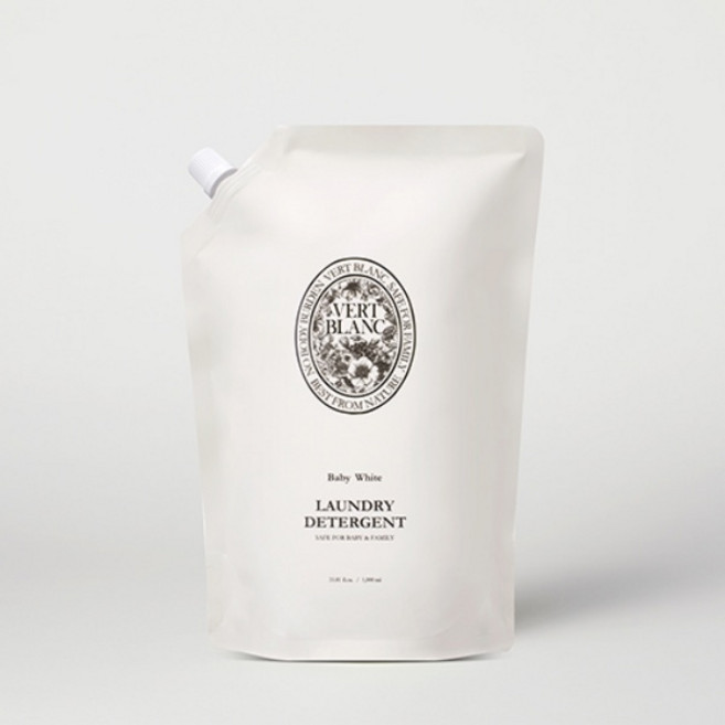기타 [베르블랑] 고농축 아기 세탁세제 리필 화이트향1L, 1개, 1L