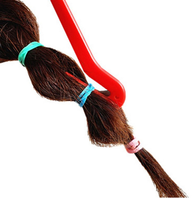 머리끈 헤어 컬러 밴드 고무줄 자르기 다용도 커터, 1개