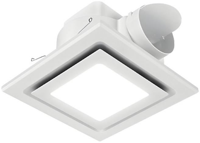 東日家電 110v照明排氣扇 靜音浴室風扇帶LED燈 衛生間換氣扇 管道排風機, 1個