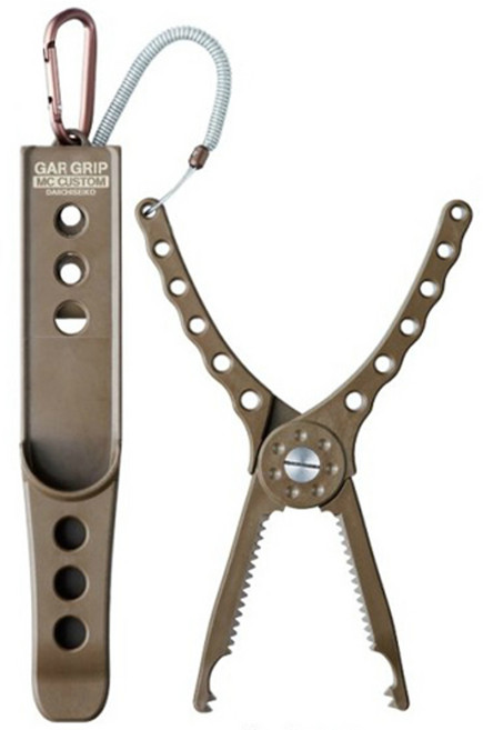 제일정공 엠씨커스텀 립그립 물고기 집게, 다크어스 DE(332024)