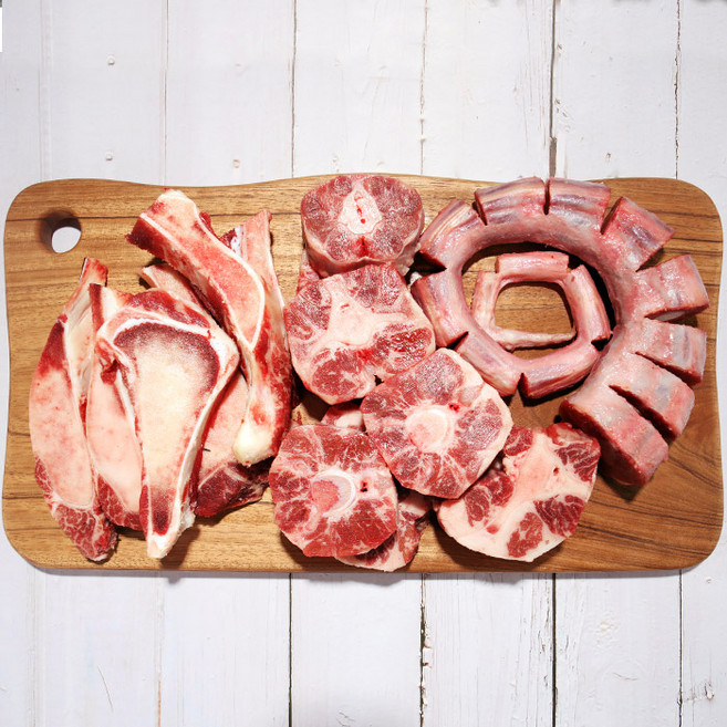 더차림 한우 꼬리반골 3kg 깊고 진한 명품 꼬리곰탕 육수, 3개, 1kg