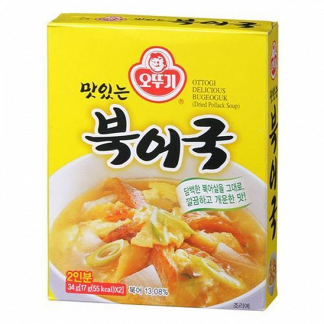 오뚜기 맛있는 북엇국, 34g, 3개