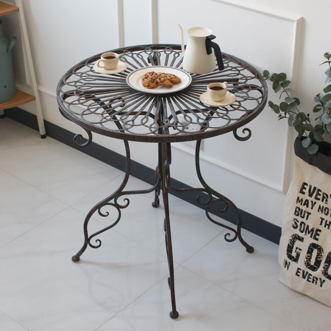 빈티지 엔틱 야외 철제 테이블 (JC150004), 단일품목, 단일품목