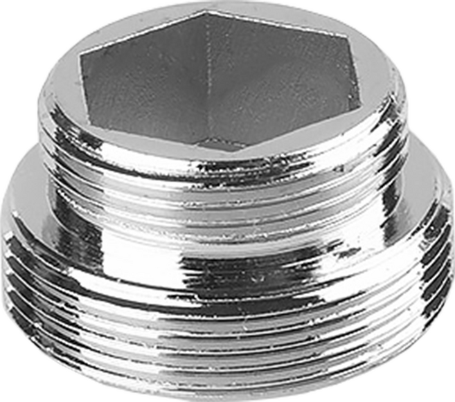 디피하우스 수도꼭지 수전 변환 어댑터 M22, 실버