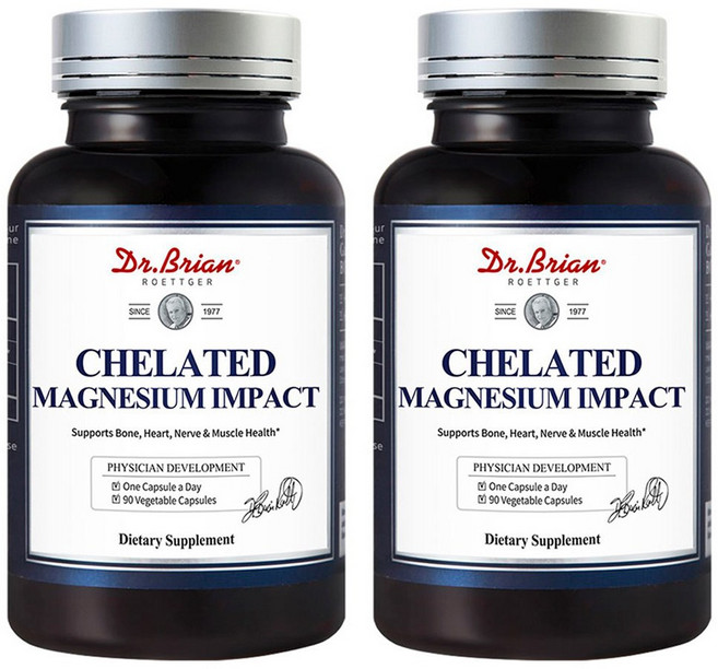 닥터브라이언 킬레이트 마그네슘 임팩트 베지터블 캡슐, 2개, 90정