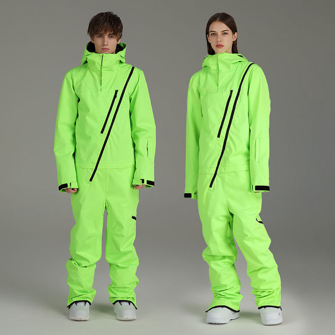 couyor 겨울 스노보드복세트 일체형 점프슈트 방수 보온 아웃도어 스키 점프슈트 일체형보드복 남여공용