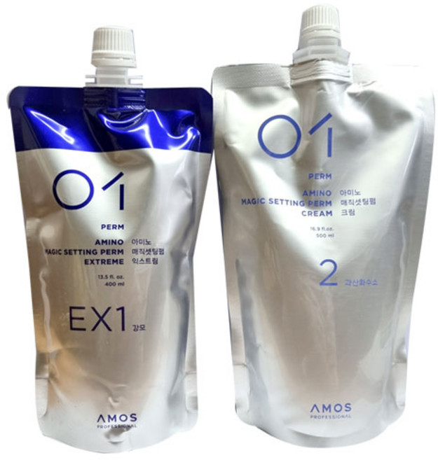 아모스프로페셔널 아미노 매직 셋팅 펌 익스트림, 1개