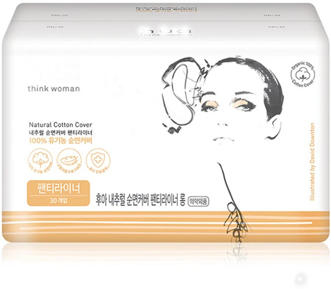 암웨이 팬티라이너 롱, 30개입, 1개 - 쿠팡