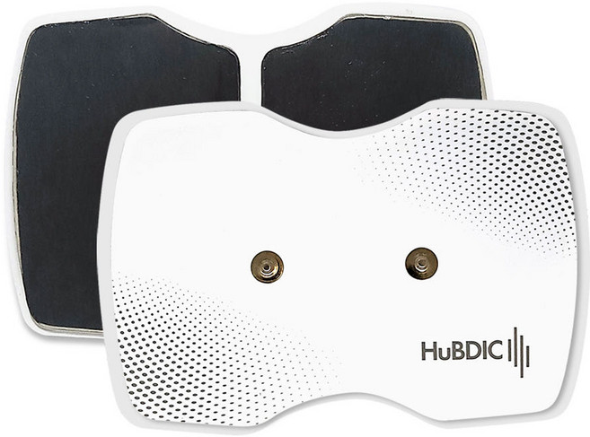 휴비딕 저주파 마사지기 패드 저주파자극기 교체용 리필용 젤패드 SW, 화이트, 대형 패드 (1장)