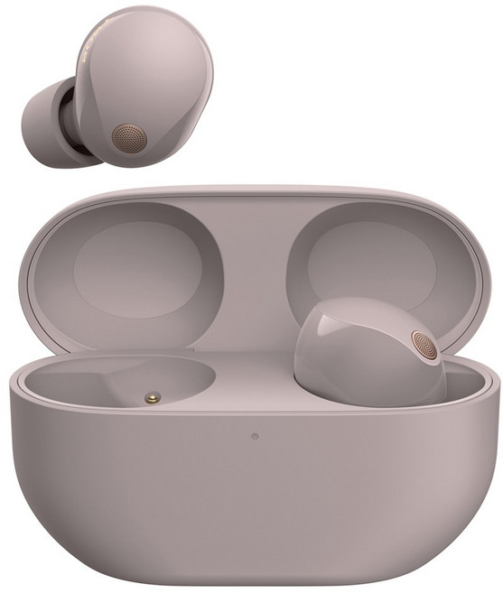 소니 노이즈캔슬링 블루투스 이어폰, WF-1000XM5, 스모키핑크