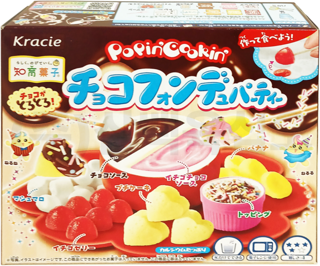 가루쿡 크라시에 초코 퐁듀 만들기, 트레이 + 스푼 + 이쑤시개 + 가루, 10개