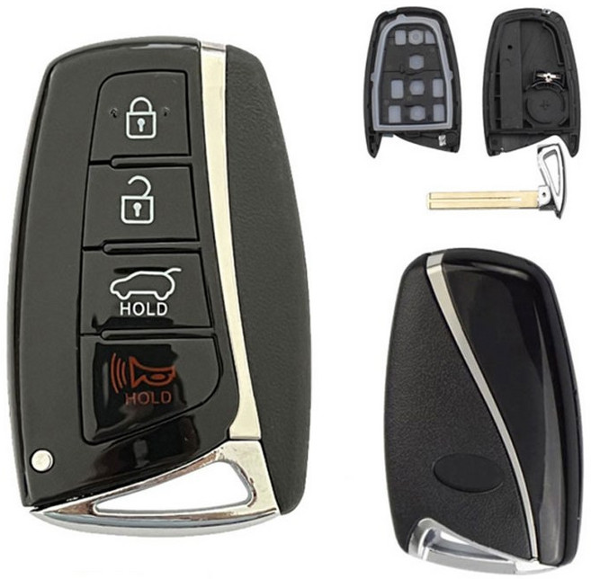 그랜저HG 스마트키 차키 하우징 교체용 케이스 액세서리, 1개