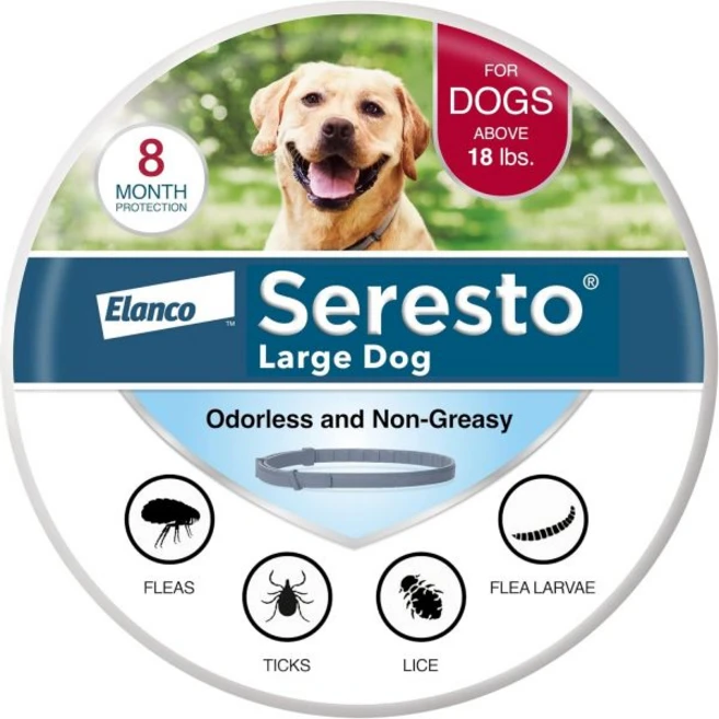 Seresto 세레스토 대형견 벼룩 진드기 예방 목걸이 8개월 유지 - 쿠팡