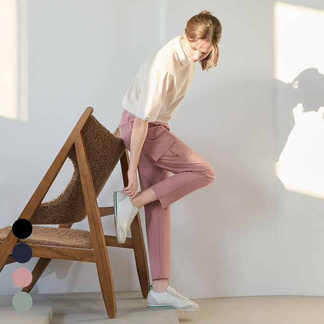 에버라스트 나일론 여성바지 발수 냉감 팬츠