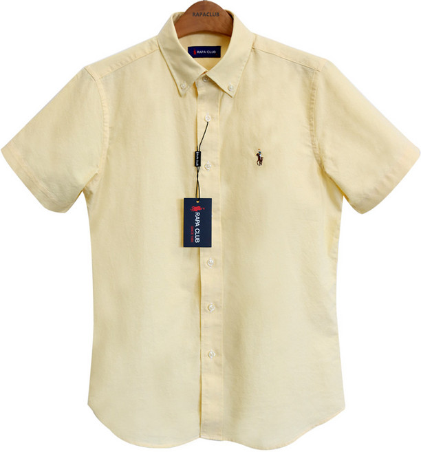 라파클럽 남녀공용 옥스포드 반팔 남방 셔츠