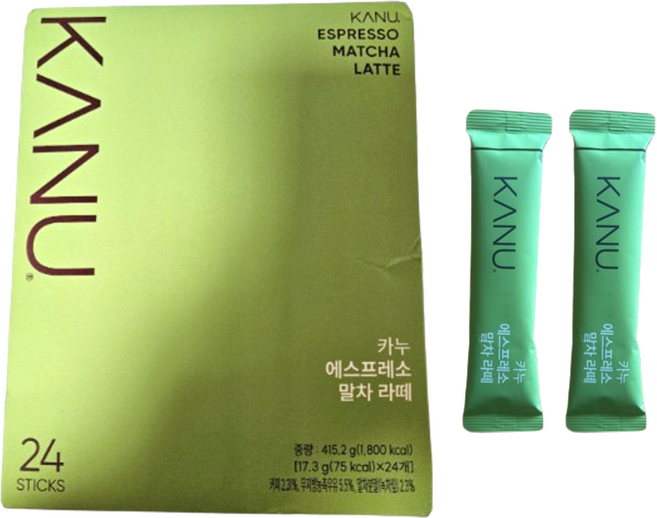 카누 에스프레소 말차 라떼 커피믹스, 17.3g, 24개입, 1개