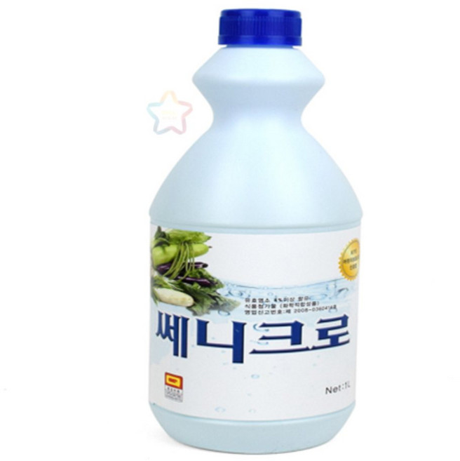 쎄니크로 과일세정제 야채 채소 살균 1L 1리터 가정용