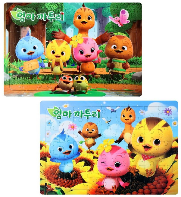 엄마까투리-8절퍼즐 2종세트, 1개