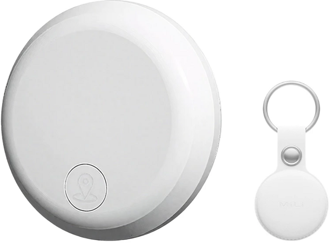 泉祥鑫 藍牙定位器 支援 Apple Find My 網路 全球精準定位, 簡約白｜送專屬皮套,蘋果專用, 1個