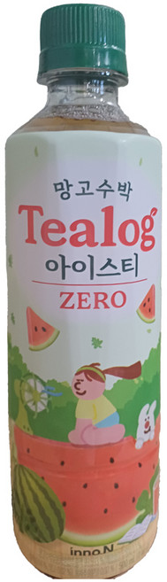 티로그 제로 망고수박 아이스티, 24개, 500ml