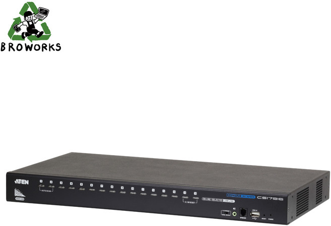 ATEN 에이텐 CS17916 HDMI KVM스위치 16:1 USB 오디오 랙마운트