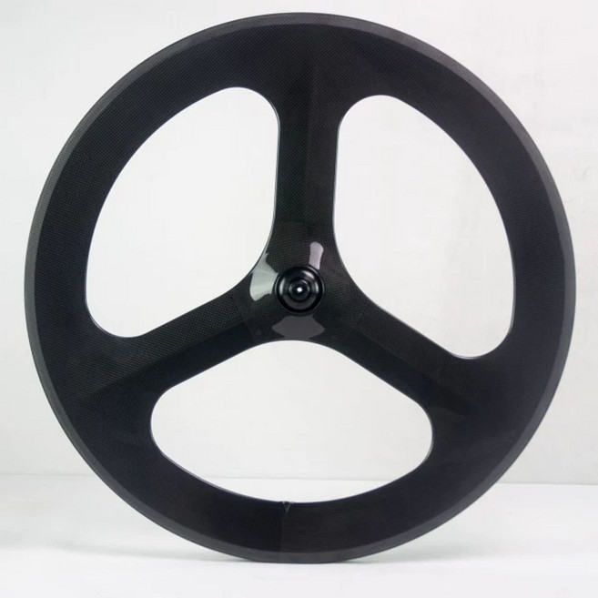 카본삼발이 700C 픽시 휠셋 경량 휠 로드 디스크 프론트 v브레이크 3스포크, 1개